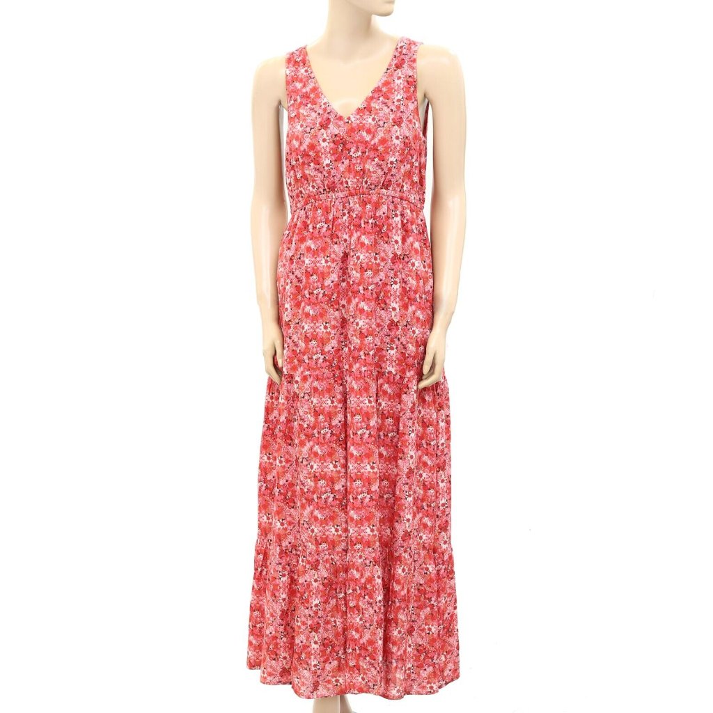 Odd Molly Anthropologie Ditsy Floral Printed Long Maxi Dress Resort S